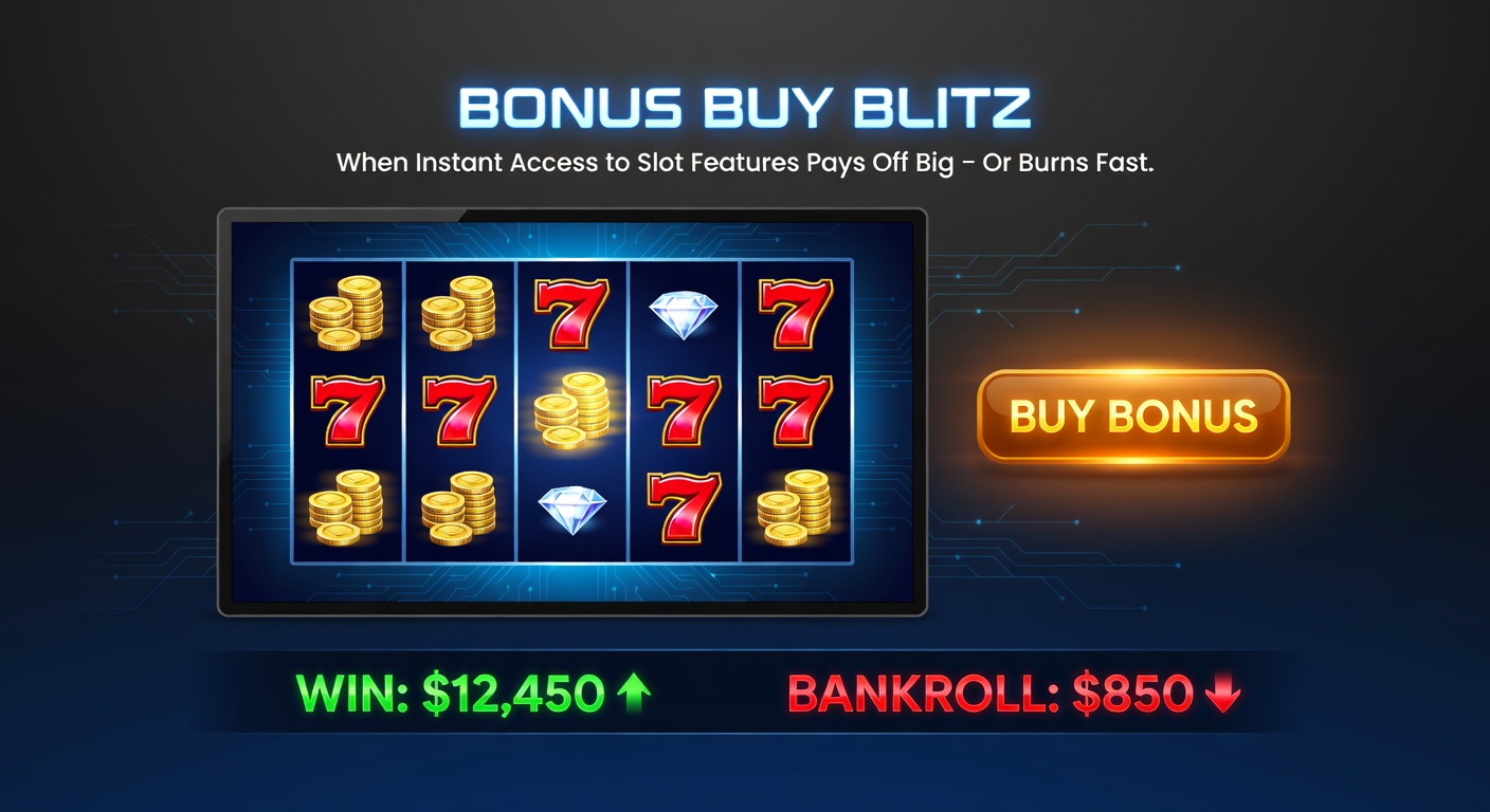 Grafiek met RTP-vergelijkingen tussen bonus buy en reguliere spins, plus een voorbeeld van een megawin na een buy-in