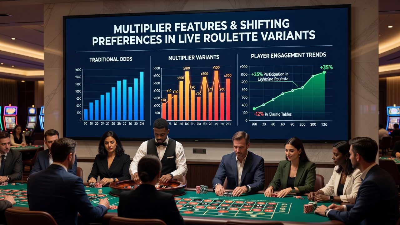 Live roulette spelers die reageren op multiplier aankondigingen via streaming