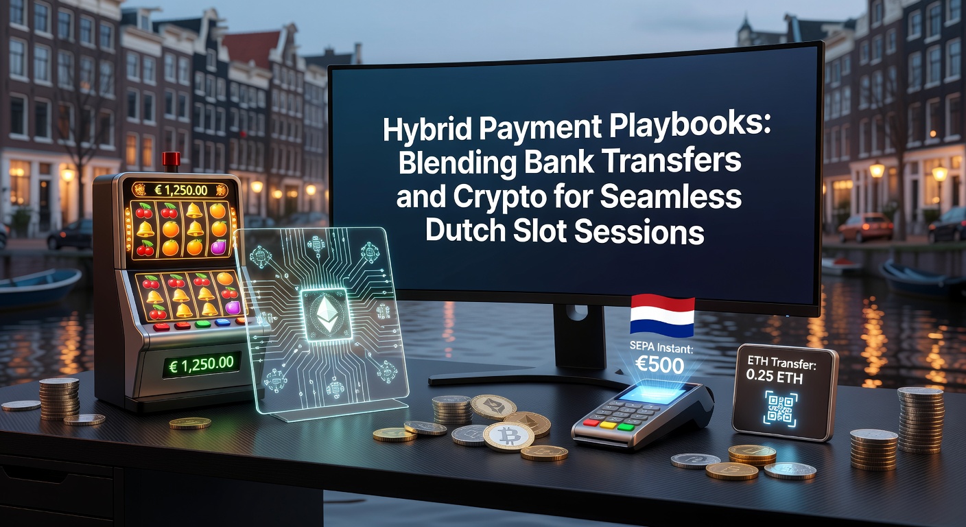 Grafiek die de integratie van iDEAL-bankoverschrijvingen en cryptocurrency-transacties toont in een Nederlands online casino dashboard, met iconen voor snelheid en veiligheid