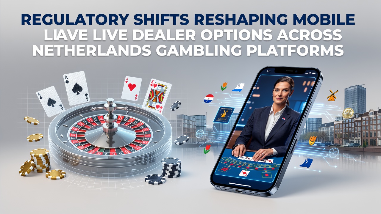 Mobiele live dealer interfaces op Nederlandse gokplatforms met regelgevingsupdates