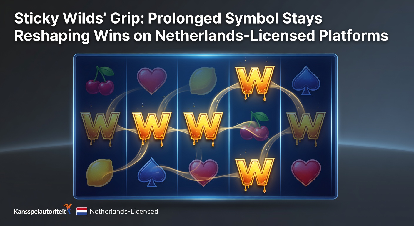 Sticky Wilds-symbolen die vastplakken op de rollen van een populaire gokkast, met een reeks winnende combinaties in een Nederlands online casino