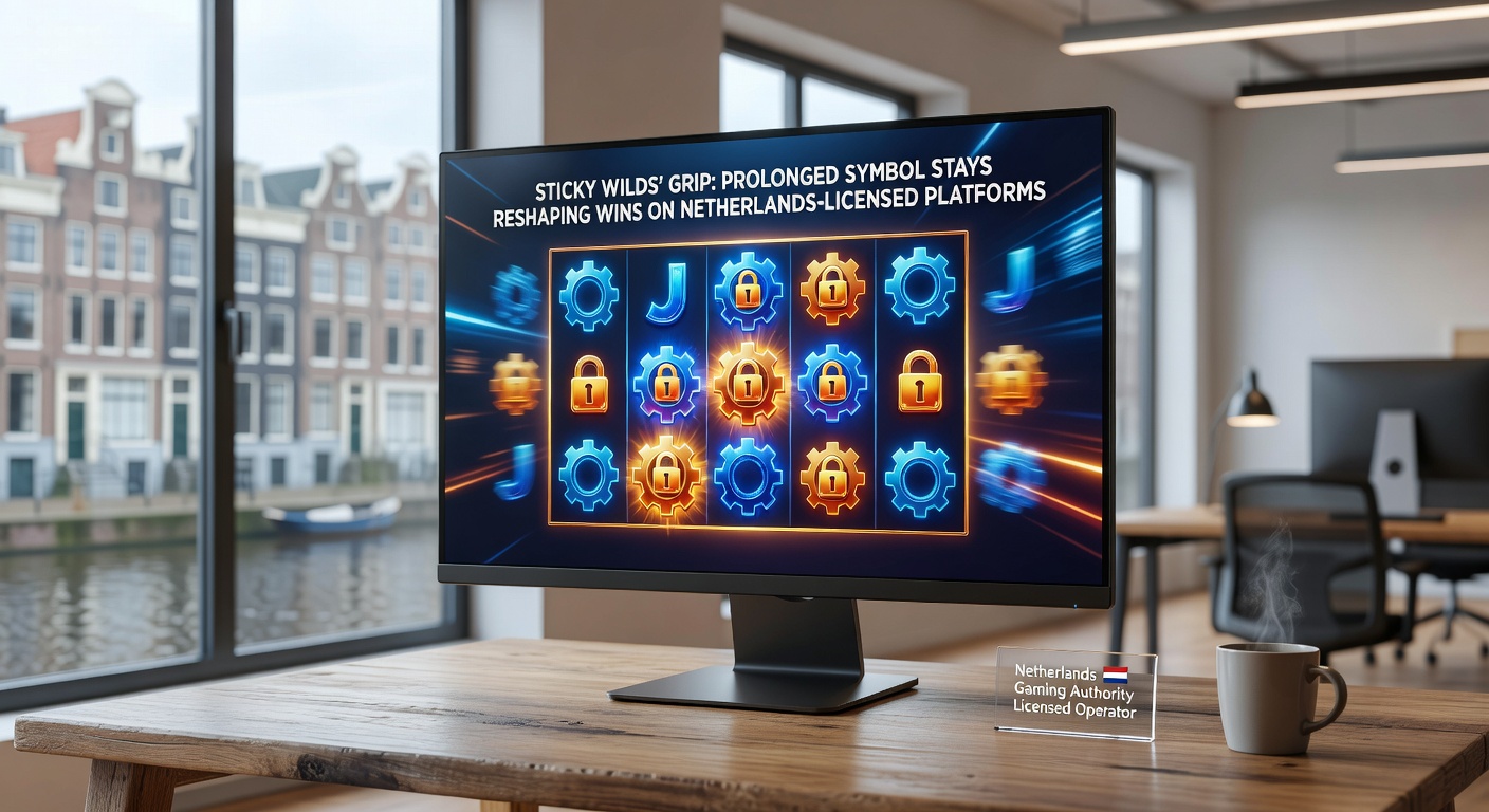 Een close-up van een Sticky Wild-feature in actie, met meerdere Wilds die vastzitten en multipliers opbouwen tijdens een bonusronde op een Nederlands platform